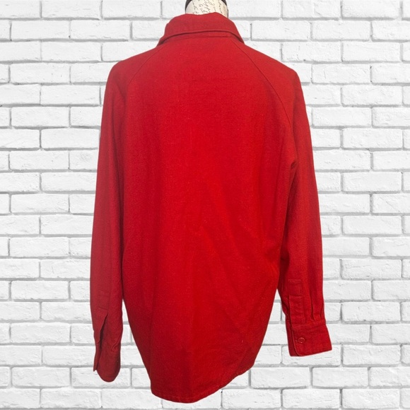 Vintage Red Button-Up Shirt - Picture 2 of 6